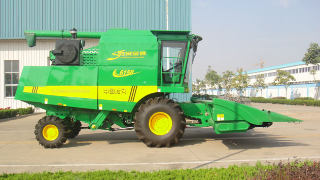 4YZ-6型自走式玉米籽粒团结收获机